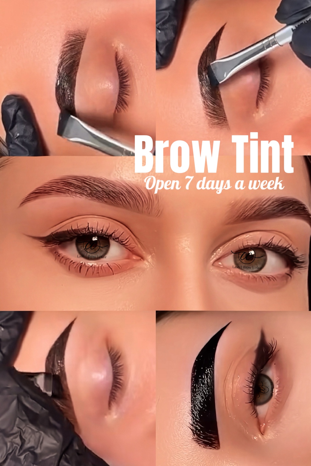 Brow tinting by Cici